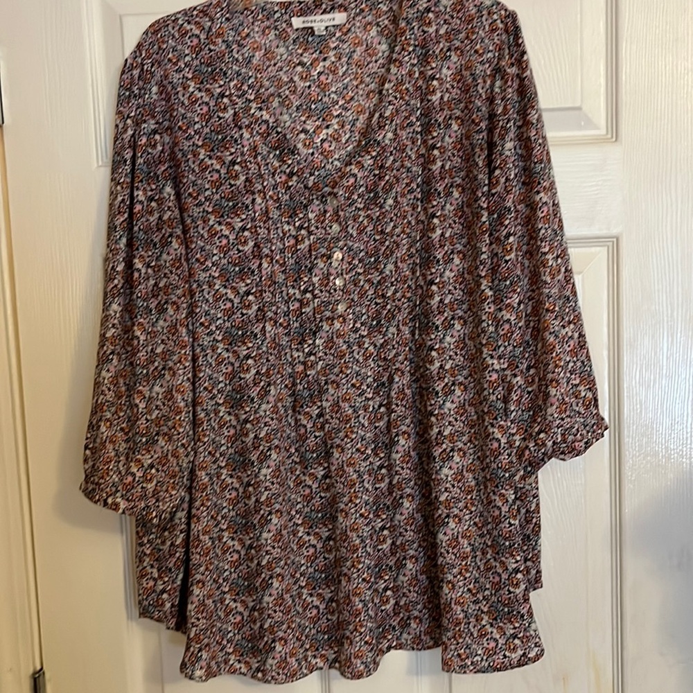 Rose & Olive Floral Tunic
